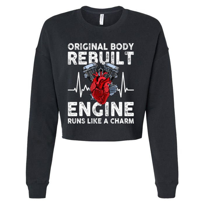 Original Body Rebuilt Engine Runs Like A Charm Cropped Pullover Crew
