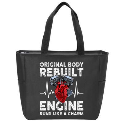 Original Body Rebuilt Engine Runs Like A Charm Zip Tote Bag