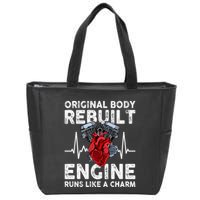 Original Body Rebuilt Engine Runs Like A Charm Zip Tote Bag
