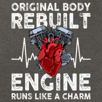 Original Body Rebuilt Engine Runs Like A Charm Cotton Canvas Backpack