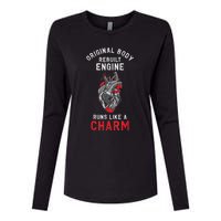 Original Body Rebuilt Engine Runs Like A Charm Womens Cotton Relaxed Long Sleeve T-Shirt