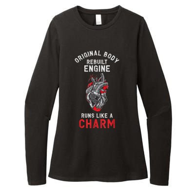 Original Body Rebuilt Engine Runs Like A Charm Womens CVC Long Sleeve Shirt