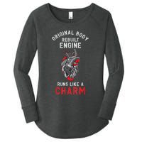 Original Body Rebuilt Engine Runs Like A Charm Women's Perfect Tri Tunic Long Sleeve Shirt