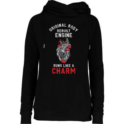 Original Body Rebuilt Engine Runs Like A Charm Womens Funnel Neck Pullover Hood