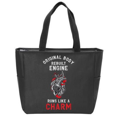 Original Body Rebuilt Engine Runs Like A Charm Zip Tote Bag