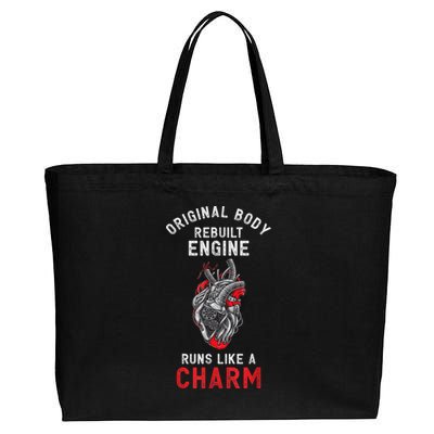 Original Body Rebuilt Engine Runs Like A Charm Cotton Canvas Jumbo Tote