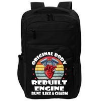 Original Body Rebuilt Engine Runs Like A Charm Car Engine Heart Impact Tech Backpack