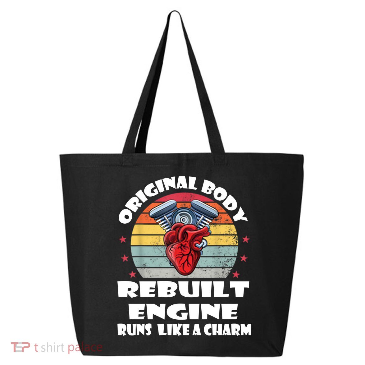 Original Body Rebuilt Engine Runs Like A Charm Car Engine Heart 25L Jumbo Tote