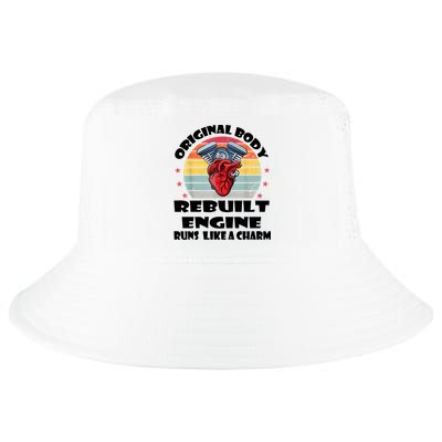 Original Body Rebuilt Engine Runs Like A Charm Car Engine Heart Cool Comfort Performance Bucket Hat