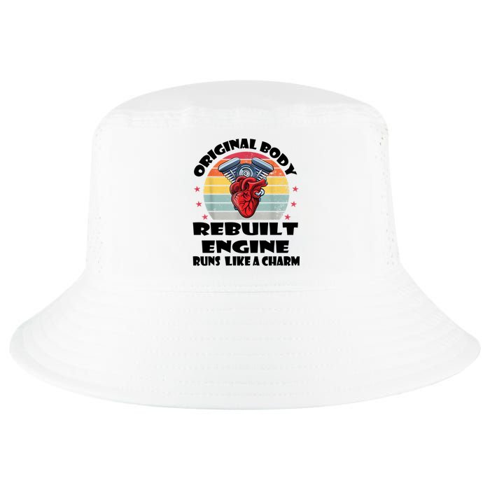 Original Body Rebuilt Engine Runs Like A Charm Car Engine Heart Cool Comfort Performance Bucket Hat