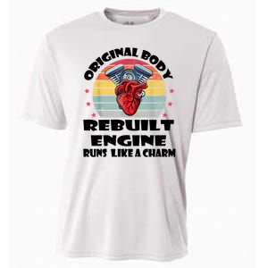 Original Body Rebuilt Engine Runs Like A Charm Car Engine Heart Cooling Performance Crew T-Shirt