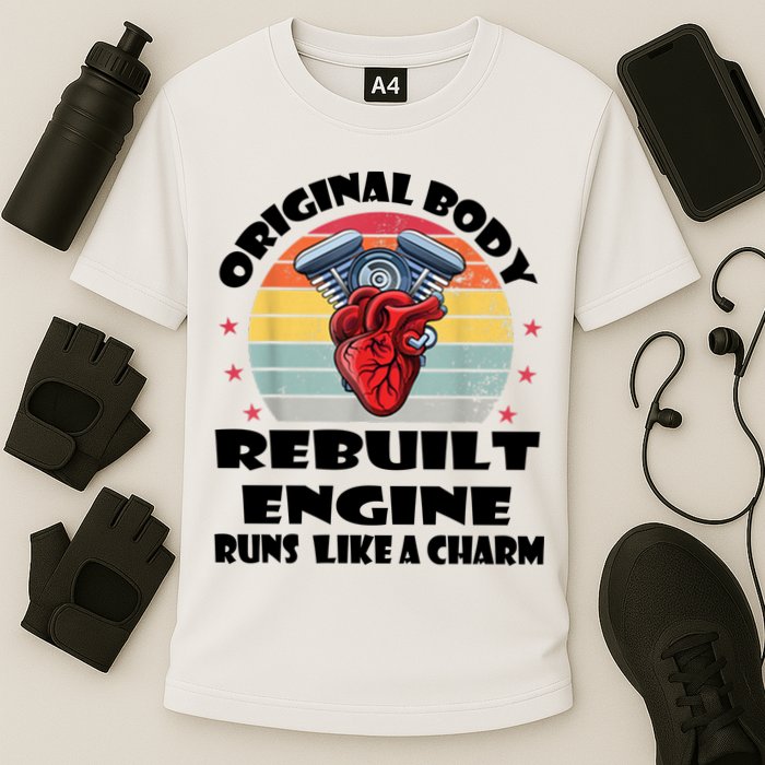 Original Body Rebuilt Engine Runs Like A Charm Car Engine Heart Performance Shirt