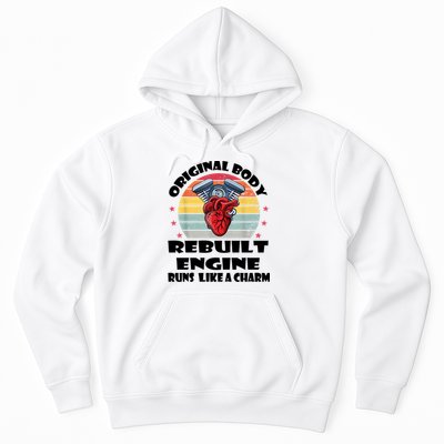 Original Body Rebuilt Engine Runs Like A Charm Car Engine Heart Hoodie