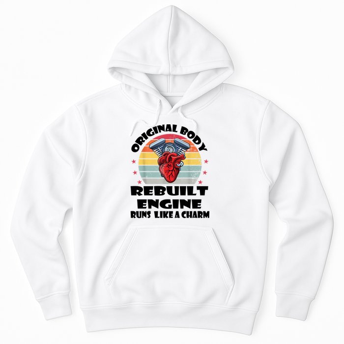 Original Body Rebuilt Engine Runs Like A Charm Car Engine Heart Hoodie