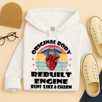 Original Body Rebuilt Engine Runs Like A Charm Car Engine Heart Hoodie