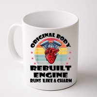 Original Body Rebuilt Engine Runs Like A Charm Car Engine Heart Mug