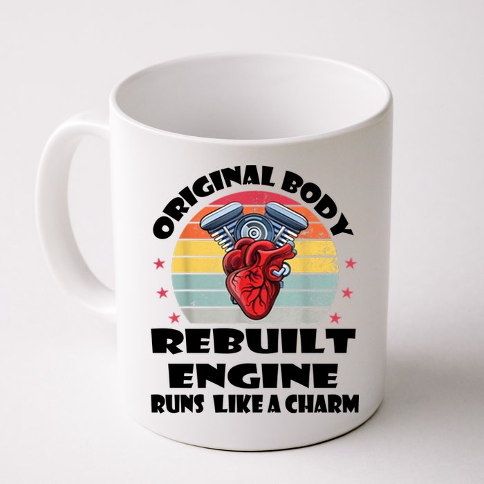 Original Body Rebuilt Engine Runs Like A Charm Car Engine Heart Mug