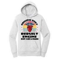Original Body Rebuilt Engine Runs Like A Charm Car Engine Heart Women's Pullover Hoodie