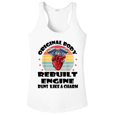 Original Body Rebuilt Engine Runs Like A Charm Car Engine Heart Ladies PosiCharge Competitor Racerback Tank