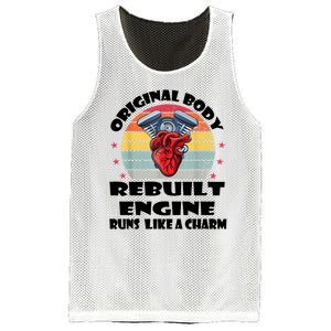 Original Body Rebuilt Engine Runs Like A Charm Car Engine Heart Mesh Reversible Basketball Jersey Tank