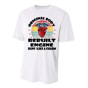 Original Body Rebuilt Engine Runs Like A Charm Car Engine Heart Performance Sprint T-Shirt