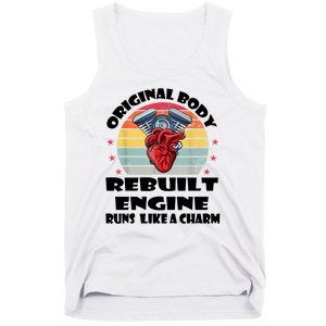 Original Body Rebuilt Engine Runs Like A Charm Car Engine Heart Tank Top