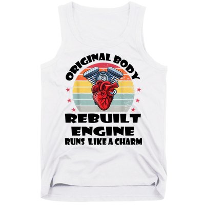 Original Body Rebuilt Engine Runs Like A Charm Car Engine Heart Tank Top