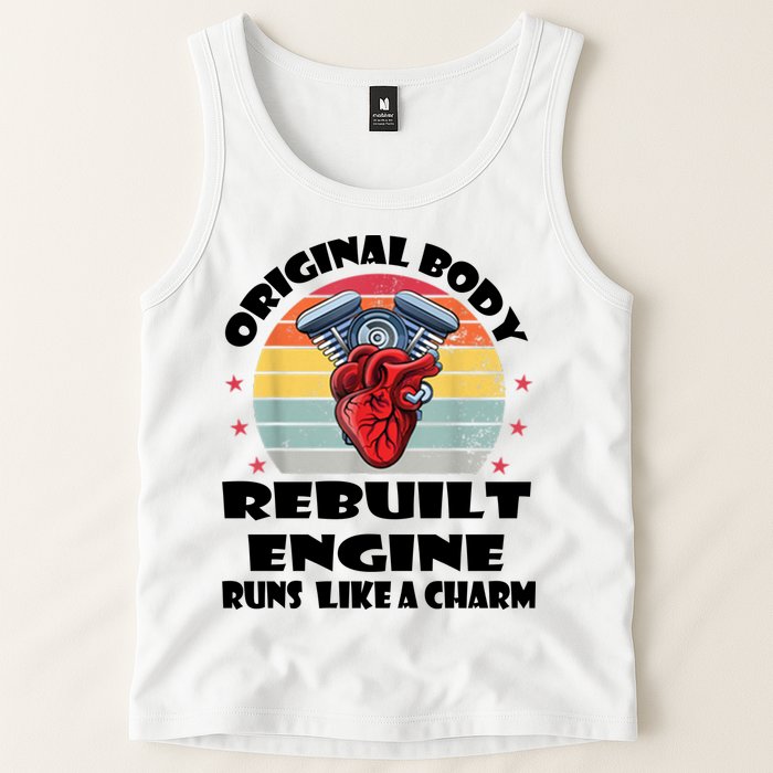 Original Body Rebuilt Engine Runs Like A Charm Car Engine Heart Tank Top