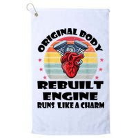 Original Body Rebuilt Engine Runs Like A Charm Car Engine Heart Golf Towel