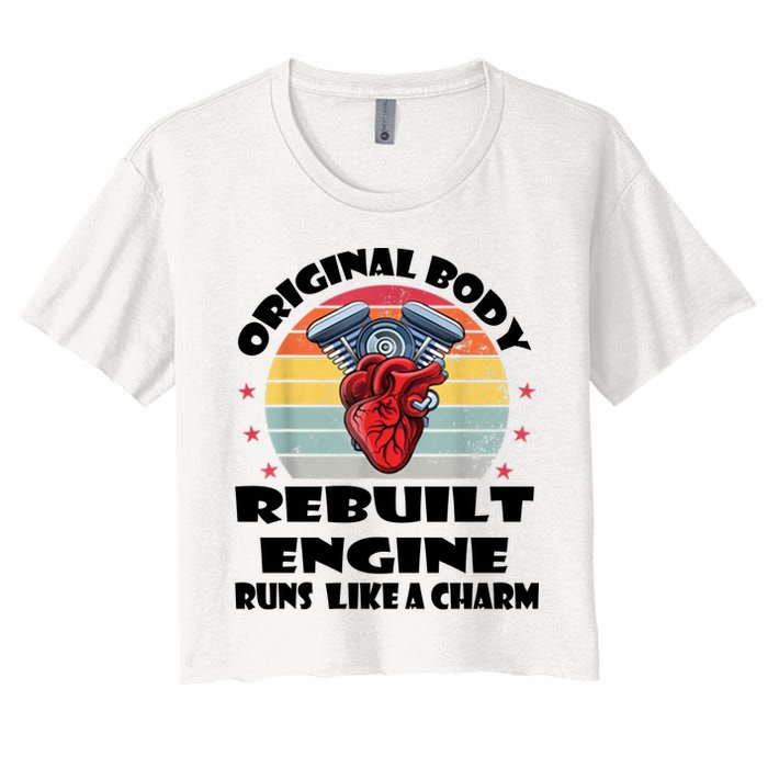 Original Body Rebuilt Engine Runs Like A Charm Car Engine Heart Crop Top