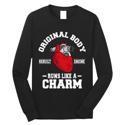 Original Body Rebuilt Engine Works Like A Charm Open Heart Long Sleeve Shirt