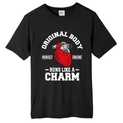 Original Body Rebuilt Engine Works Like A Charm Open Heart Tall Fusion ChromaSoft Performance T-Shirt