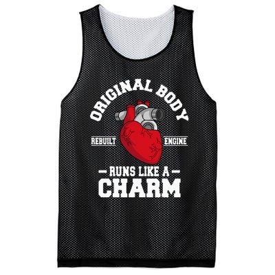 Original Body Rebuilt Engine Works Like A Charm Open Heart Mesh Reversible Basketball Jersey Tank