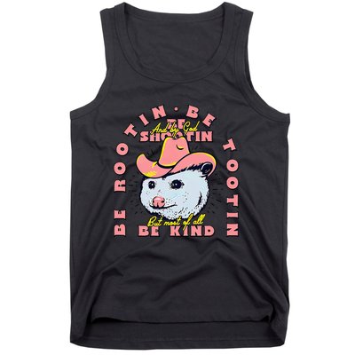 Opossum Bee Rootin Be Tootin Most Of All Be Kind Vintage Tank Top