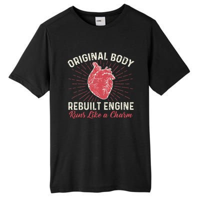 Original Body Rebuilt Engine Heart Attack Survivor Recovery Tall Fusion ChromaSoft Performance T-Shirt