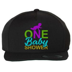 One Baby Shower Wool Snapback Cap