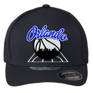 Orlando Basketball Skyline Flexfit Unipanel Trucker Cap