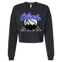 Orlando Basketball Skyline Cropped Pullover Crew