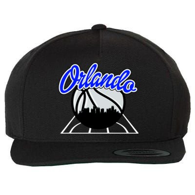 Orlando Basketball Skyline Wool Snapback Cap