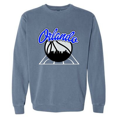 Orlando Basketball Skyline Garment-Dyed Sweatshirt