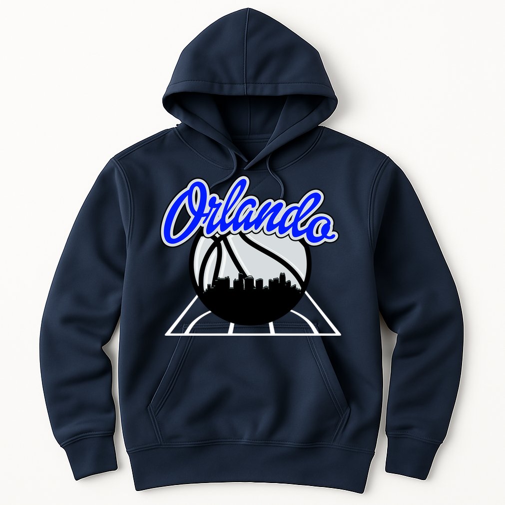 Orlando Basketball Skyline Hoodie