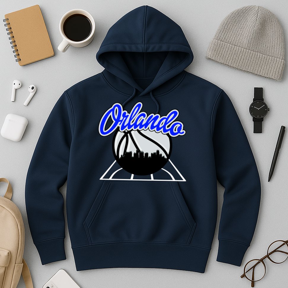 Orlando Basketball Skyline Hoodie