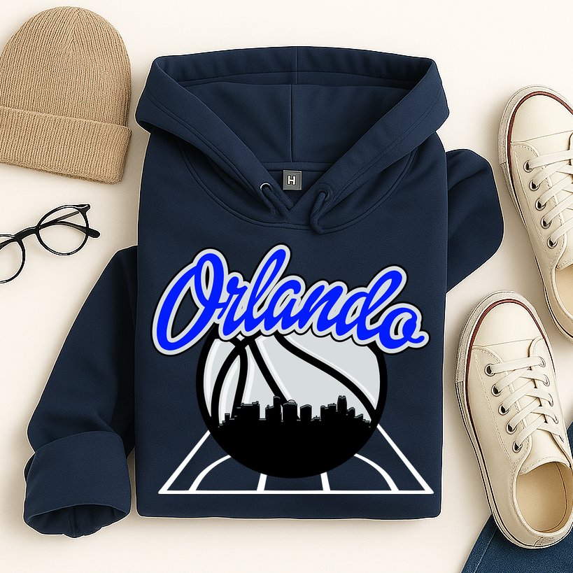 Orlando Basketball Skyline Hoodie