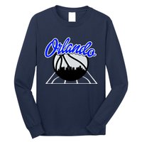 Orlando Basketball Skyline Long Sleeve Shirt