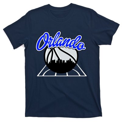 Orlando Basketball Skyline T-Shirt