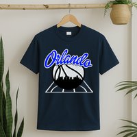 Orlando Basketball Skyline T-Shirt