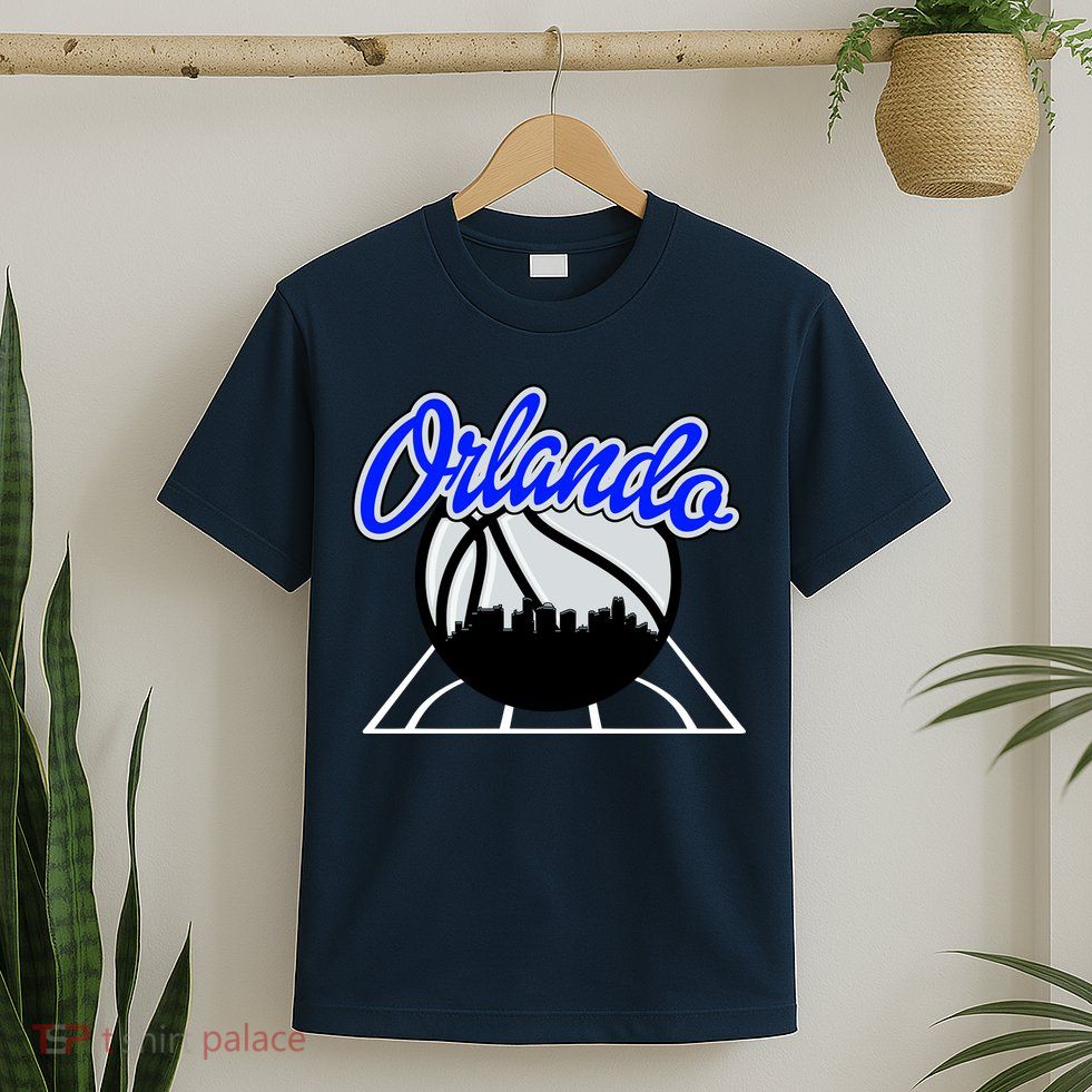 Orlando Basketball Skyline T-Shirt