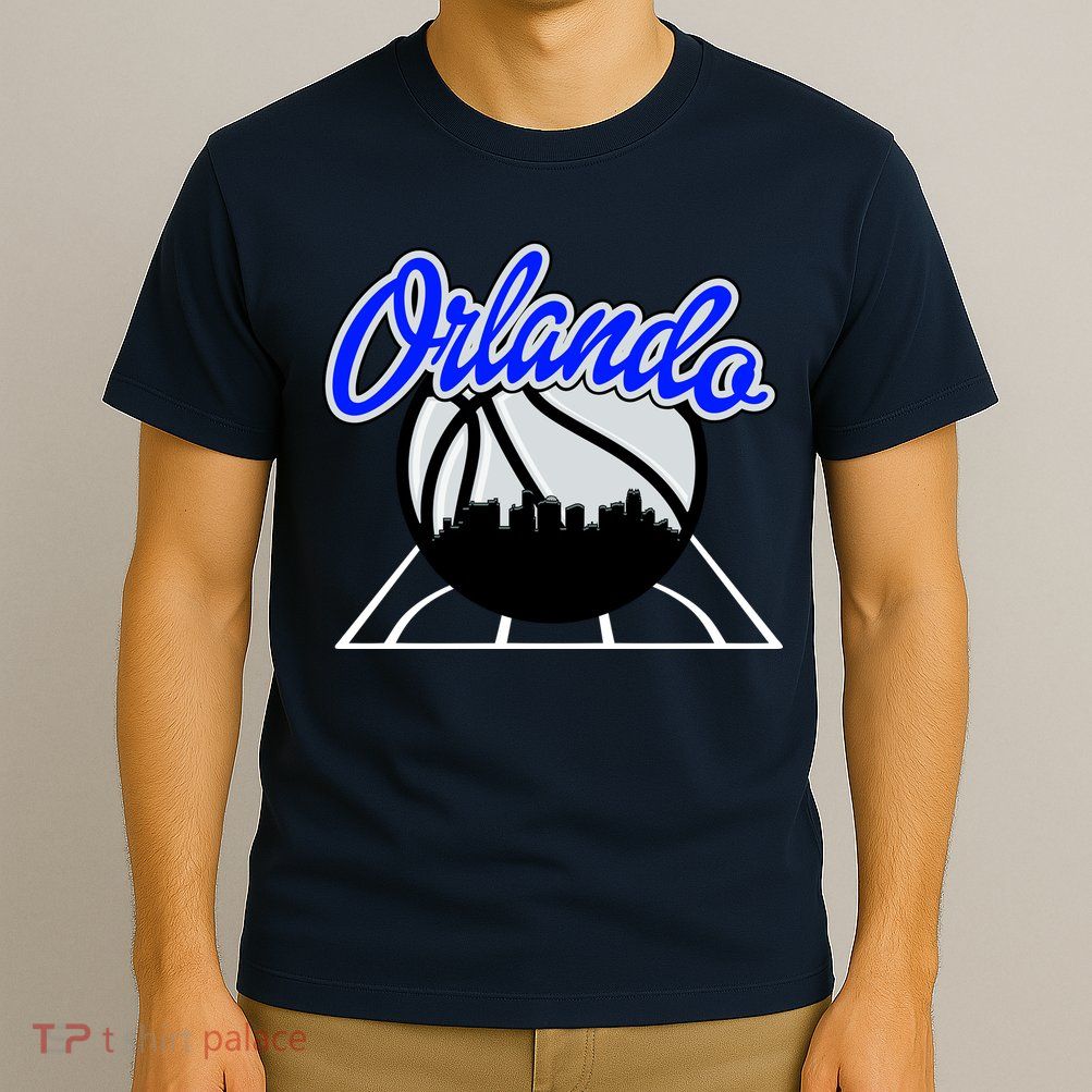 Orlando Basketball Skyline T-Shirt
