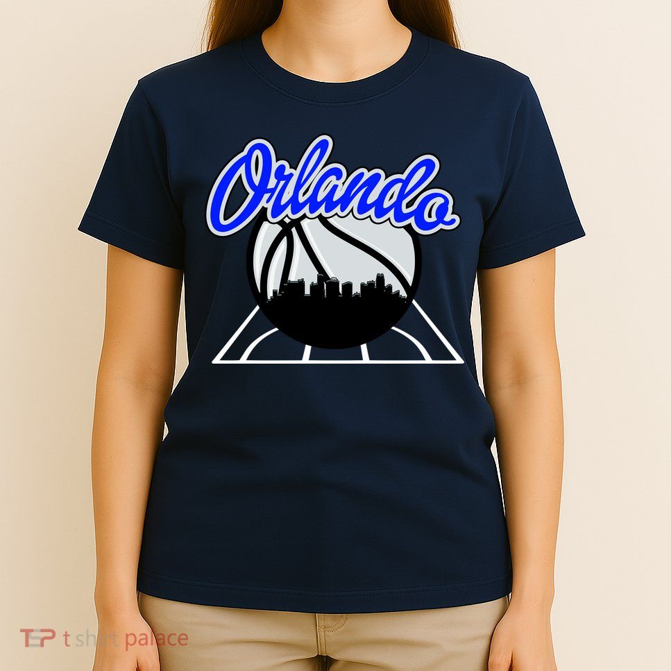 Orlando Basketball Skyline T-Shirt