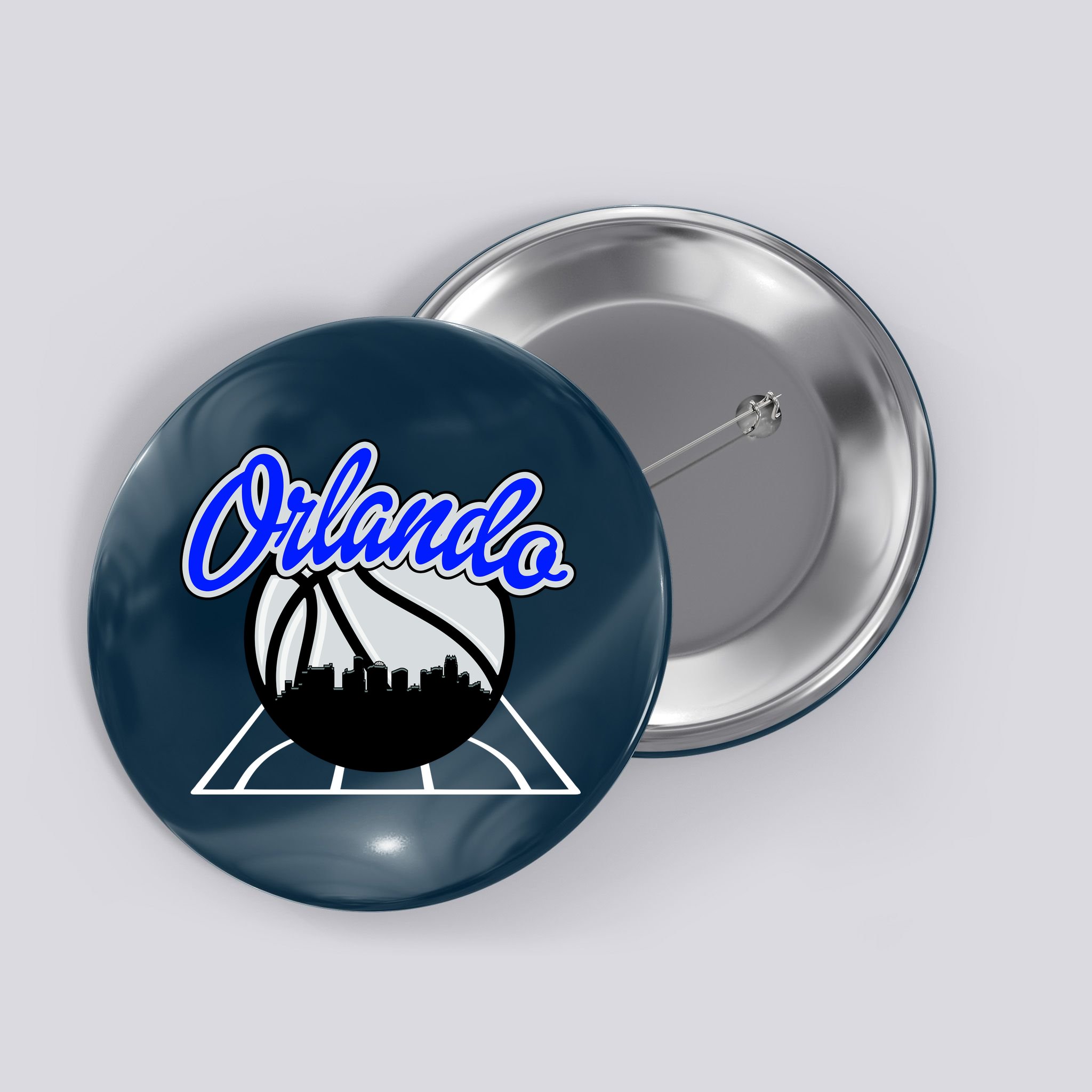 Orlando Basketball Skyline Button